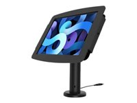 Compulocks iPad Air 10.9" (4-5th Gen) Space Enclosure Tilting Stand 8" - Asennuspakkaus (kotelo, teline) malleihin tabletti - lukittava - korkealaatuinen alumiini - musta -näytön koko: 10.9" malleihin Apple 10.9-inch iPad Air (4. sukupolvi, 5th generation) TCDP01109IPDSB