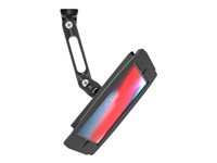 Compulocks iPad Air 10.9" Space Enclosure Swing Wall Mount - Asennuspakkaus (kääntövarren seinäkiinnitys, kotelo) malleihin tabletti - lukittava - korkealaatuinen alumiini - musta -näytön koko: 10.9" -kiinnitysliitäntä: 100 x 100 mm - seinään asennettava malleihin Apple 10.9-inch iPad Air (4. sukupolvi, 5th generation) 827B109IPDSB