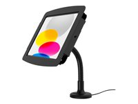 Compulocks iPad Air 10.9" (4-5th Gen) Space Enclosure Flex Arm Mount - Asennuspakkaus (kotelo, joustava varren kiinnitys) malleihin tabletti - stand - lukittava - alumiinikotelo - musta -näytön koko: 10.9" - seinään asennettava, pintaan asennettava, tiskin yläosa malleihin Apple 10.9-inch iPad Air (4. sukupolvi, 5th generation) 159B109IPDSB
